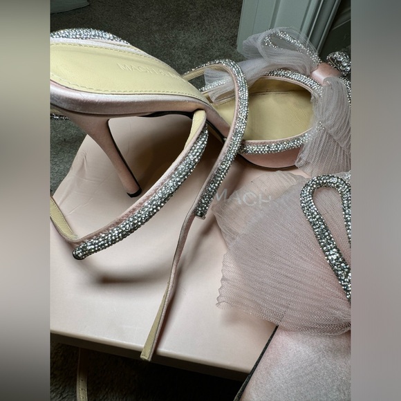 Mach & Mach pink tulle bow pumps - Picture 8 of 9